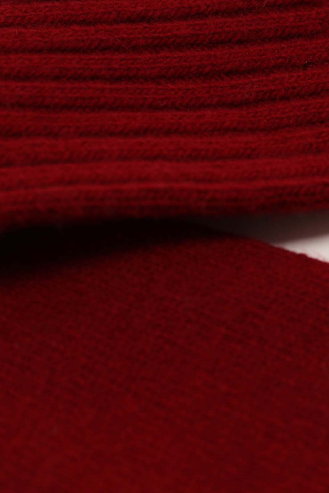Burgundy cashmere wool blend socks