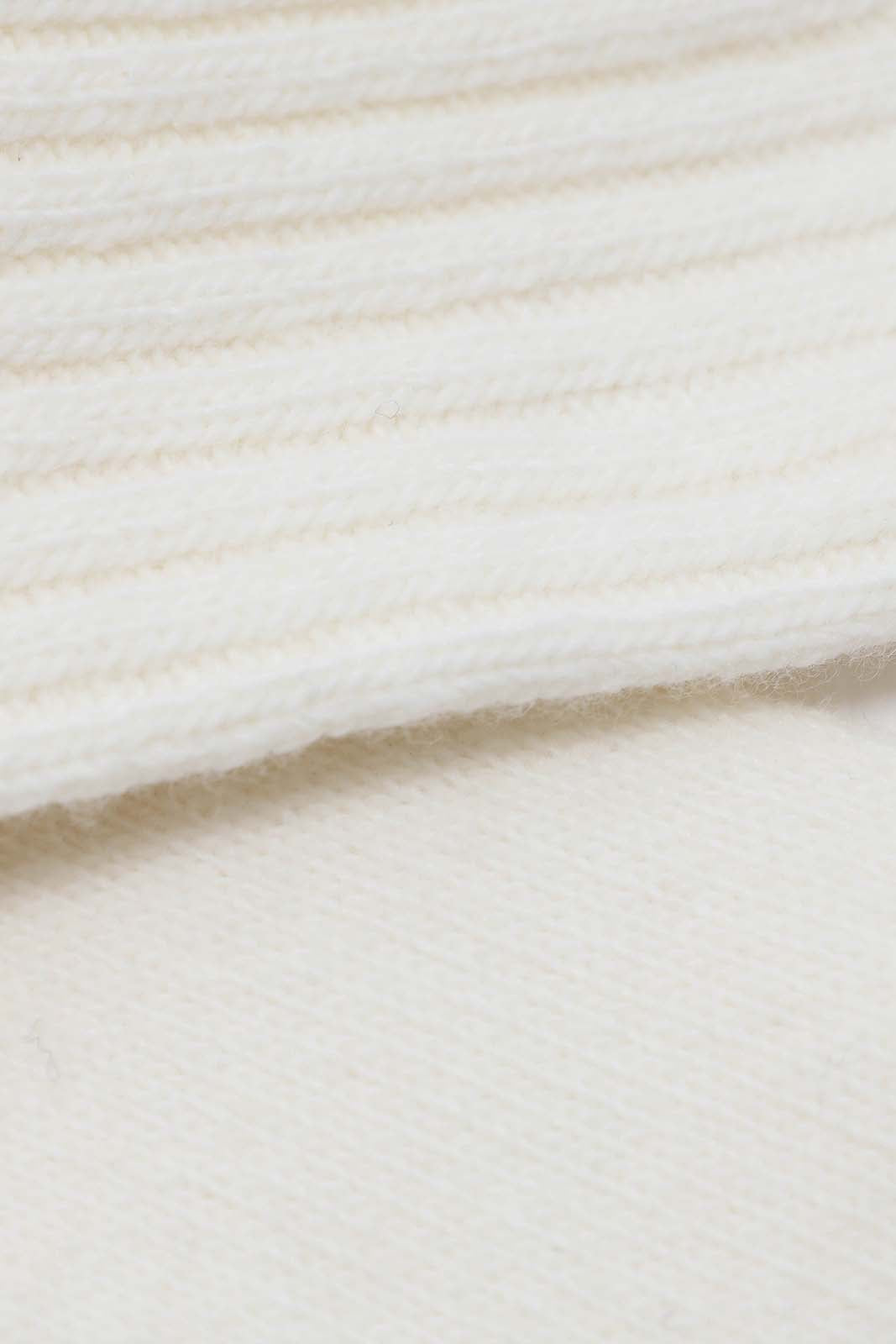 Ivory cashmere wool blend socks
