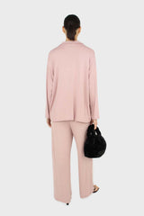 Pink jersey pajama bottoms