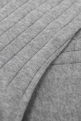 Grey giant rib socks