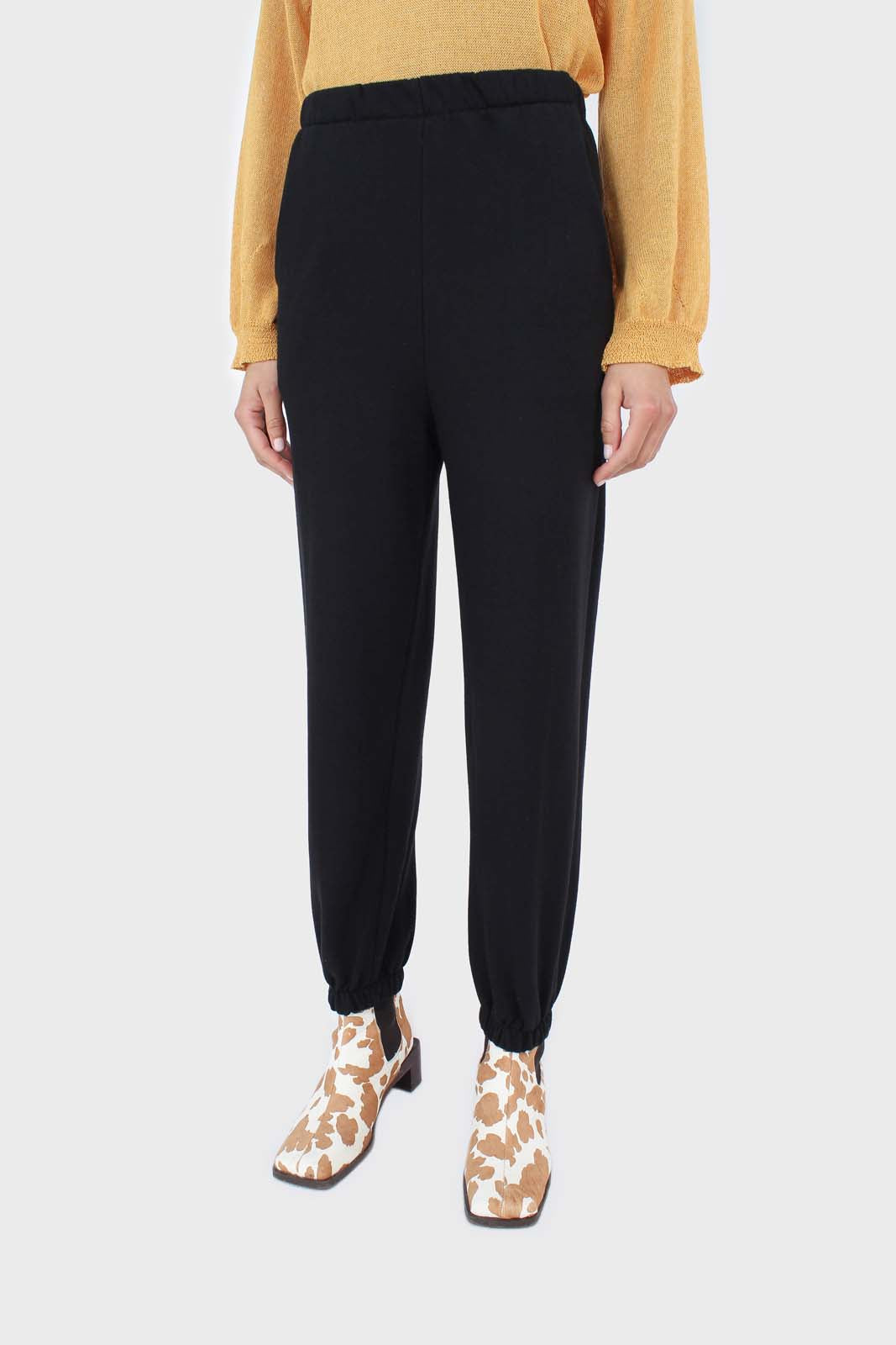Black loose fit sweatpants