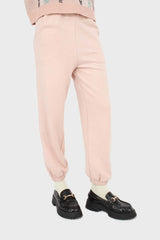 Baby pink loose fit sweatpants