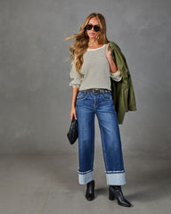 Studio Edit Striped Knit Top