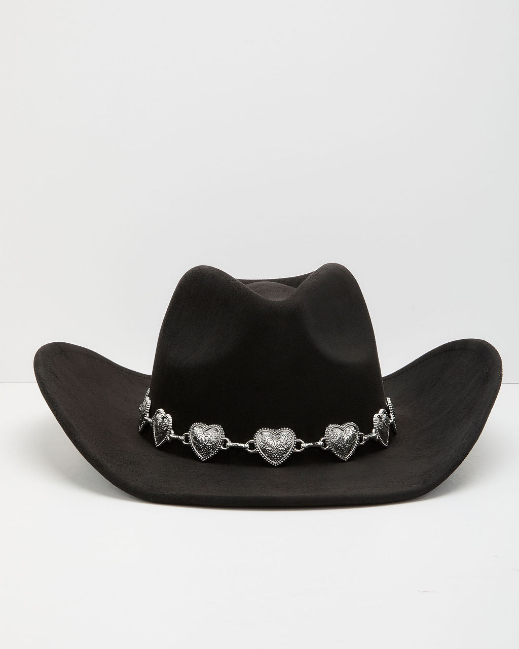 Wild Romance Heart Chain Western Hat