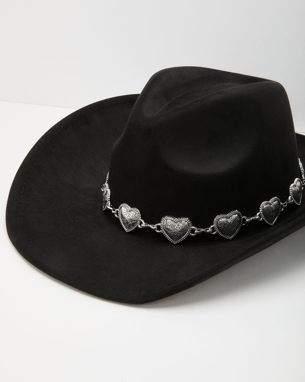 Wild Romance Heart Chain Western Hat
