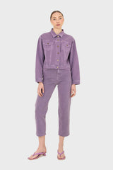 Violet denim jacket - 700