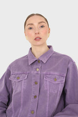 Violet denim jacket - 700