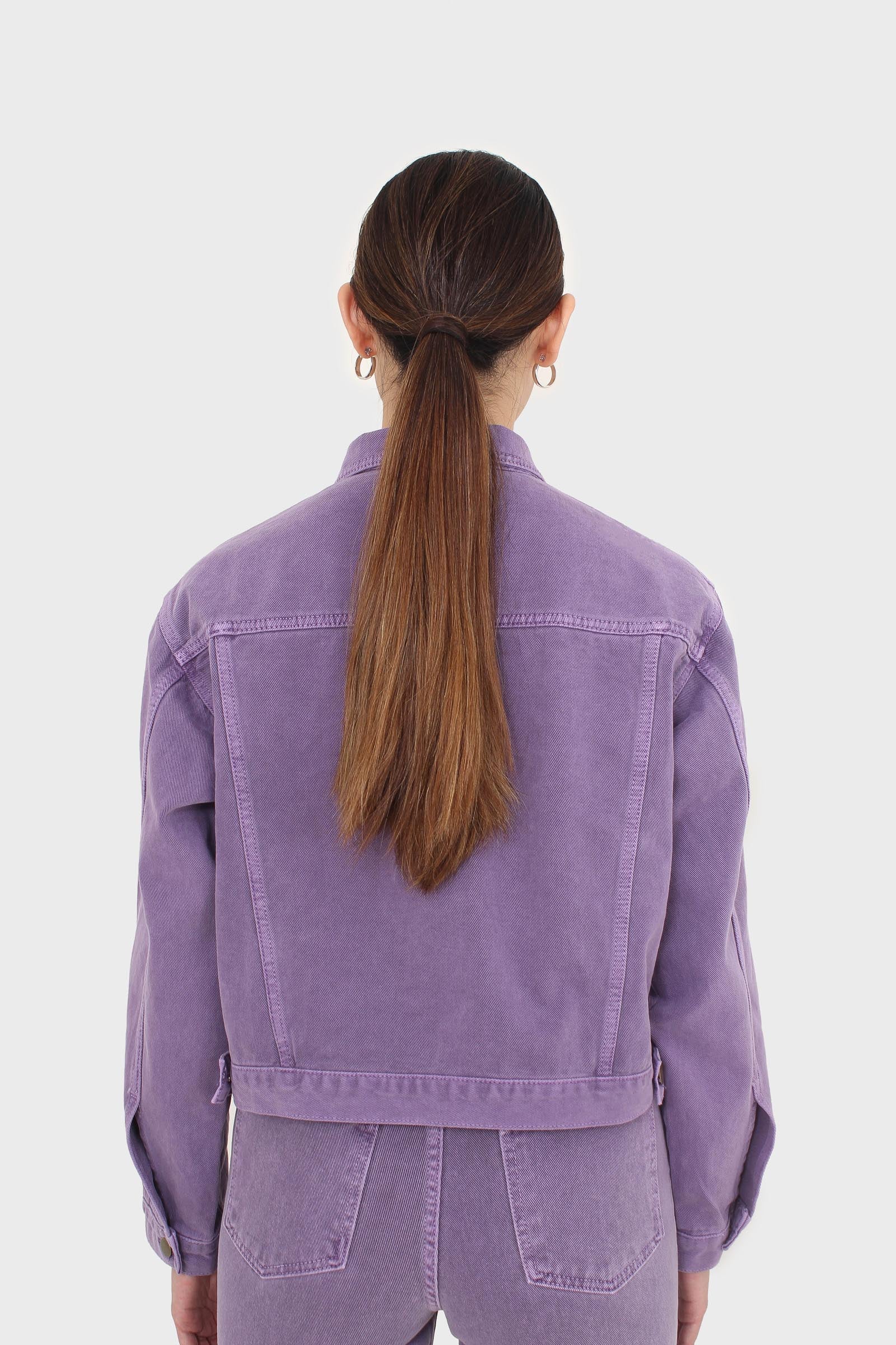 Violet denim jacket - 700