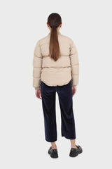 Navy velvet loose fit trousers