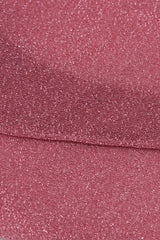 Deep pink glitter superstar long socks