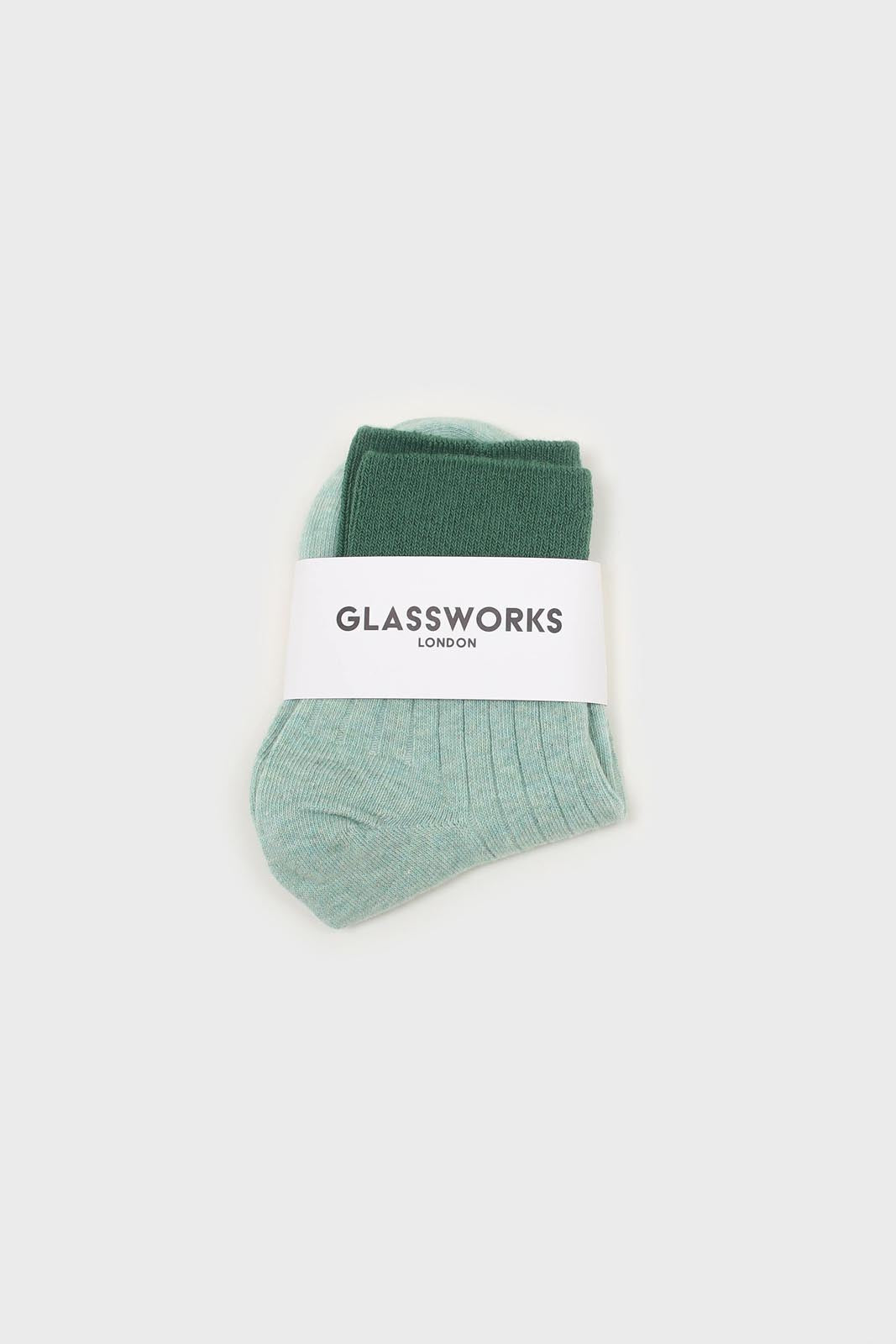 Mint and green candy colourblock socks