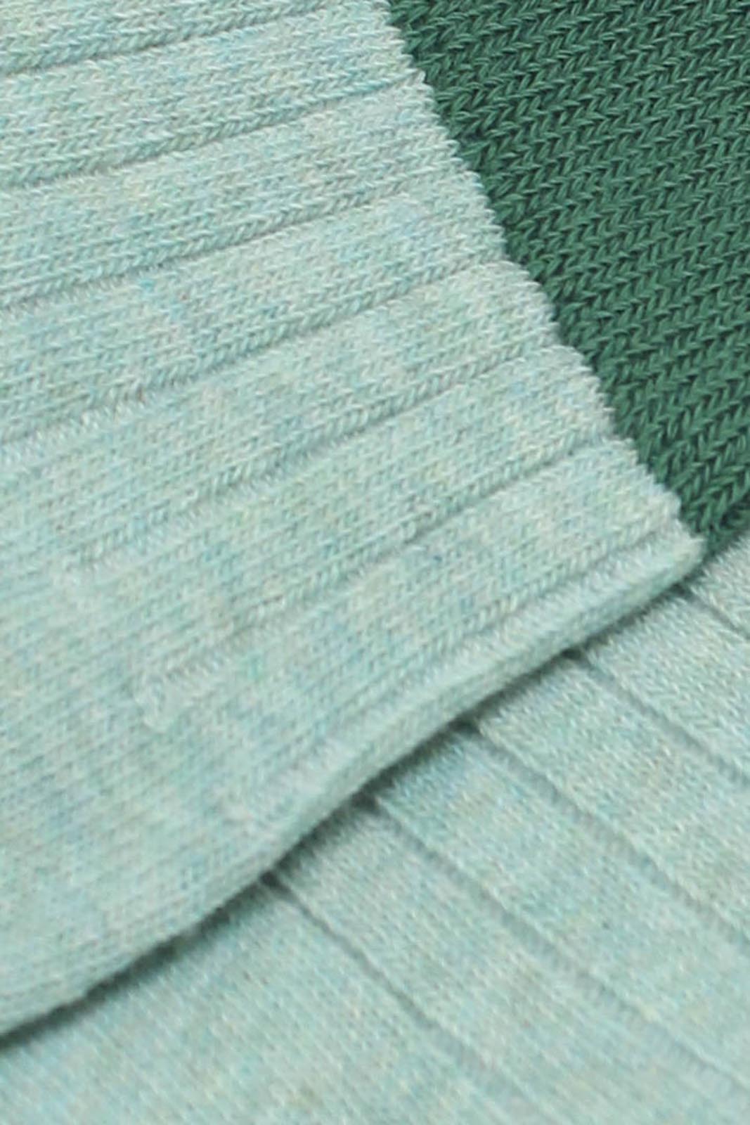 Mint and green candy colourblock socks