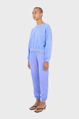Blue pigment oversized sweatshirt