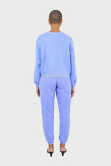 Blue pigment oversized sweatshirt