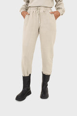 Beige pigment sweatpants