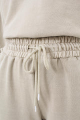 Beige pigment sweatpants