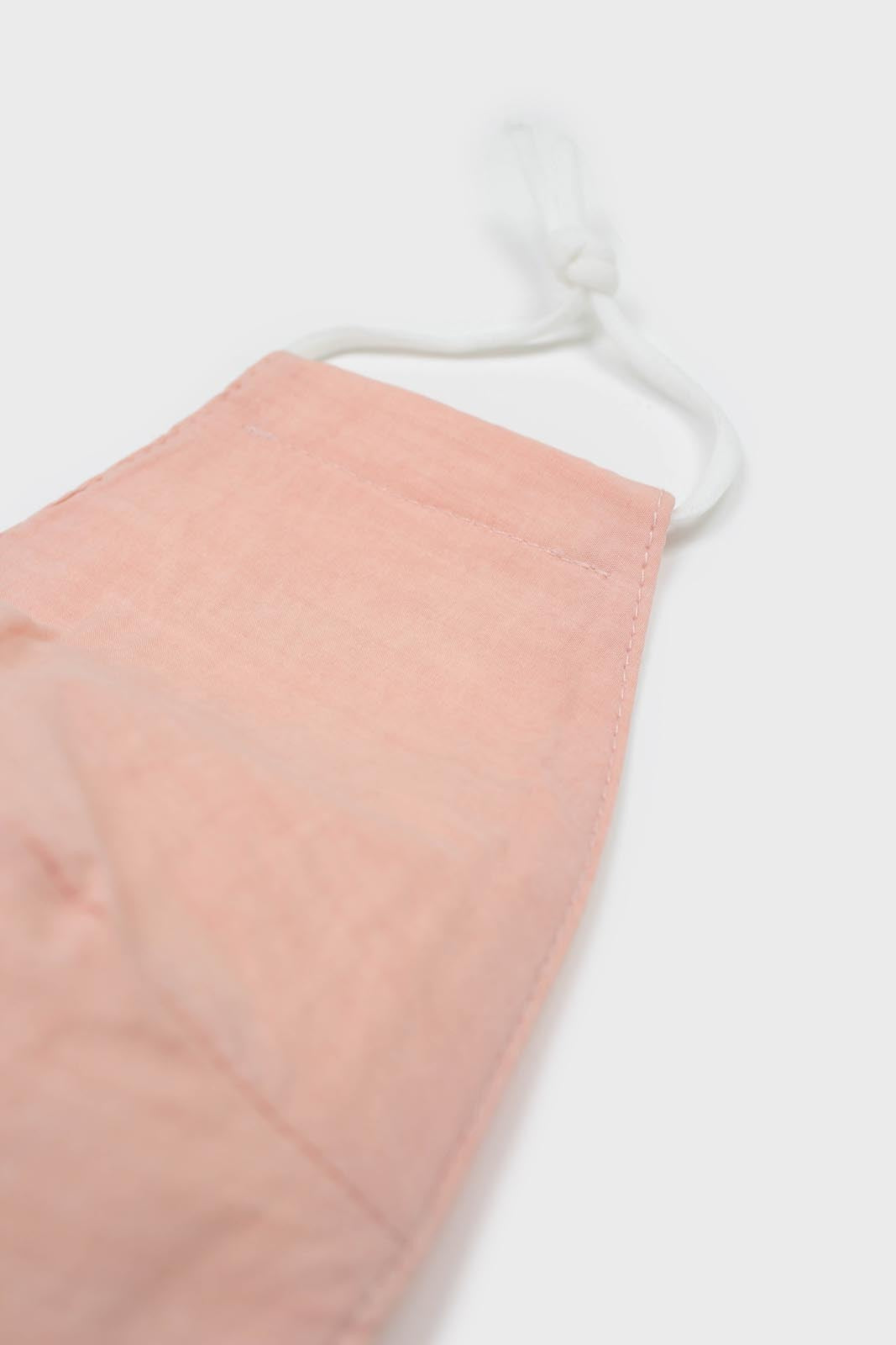 Pink cotton face mask
