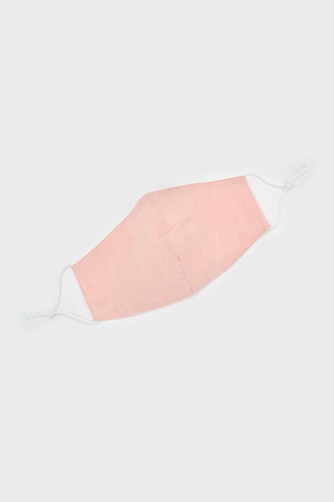 Pink cotton face mask