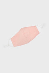Pink cotton face mask