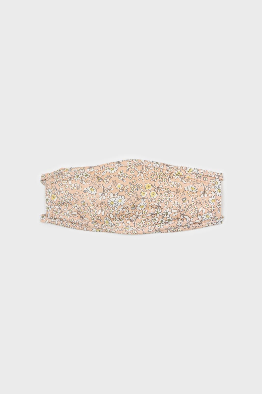 Pastel pink small floral masks