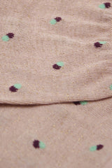 Pink double dot socks