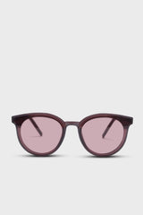Purple colourblock sunglasses