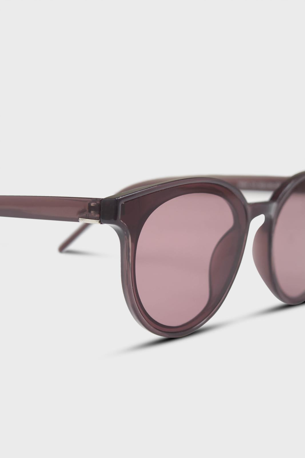 Purple colourblock sunglasses