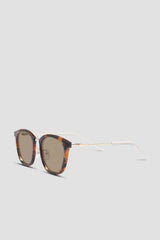 Tortoise shell and gold arm classic sunglasses