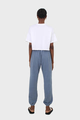 White perfect cropped short sleeve tee