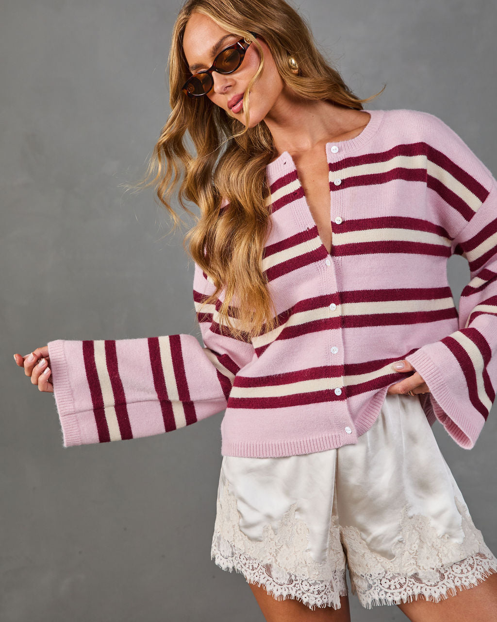 Heritage House Striped Knit Cardigan