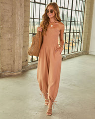 Sunwashed Muse Strapless Jumpsuit