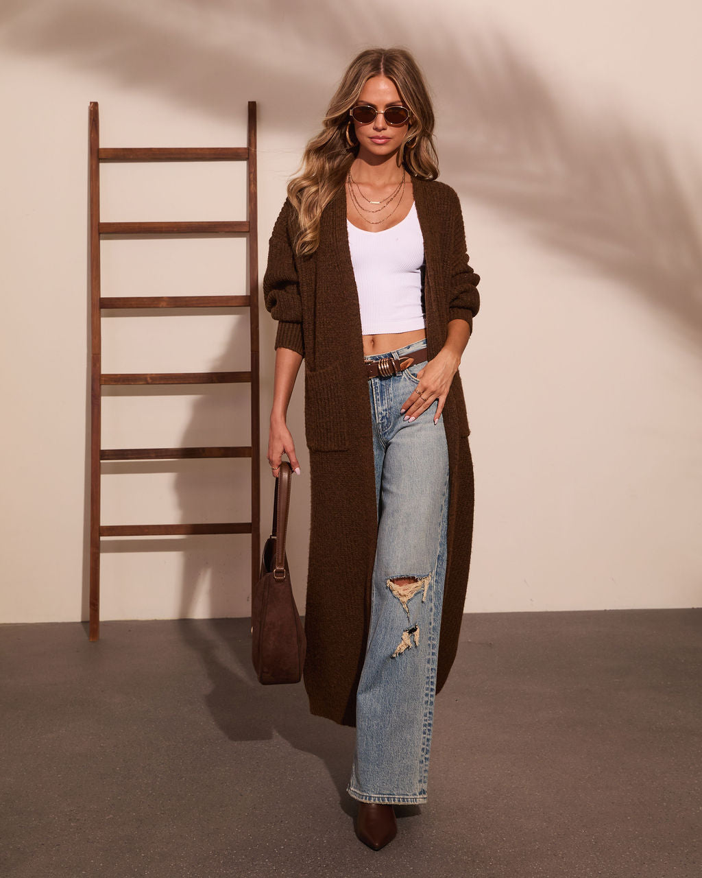Soft Feels Knit Open Front Cardigan