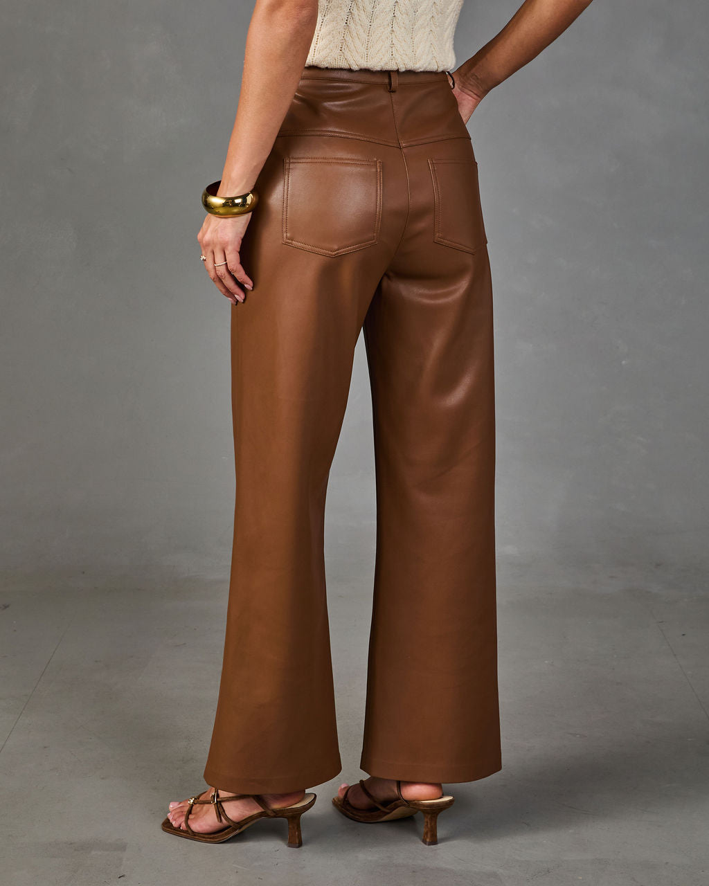 Fall Chapter Ultra High Rise Vegan Leather Pants
