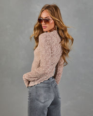Twilight Romance Lace Mock Neck Top