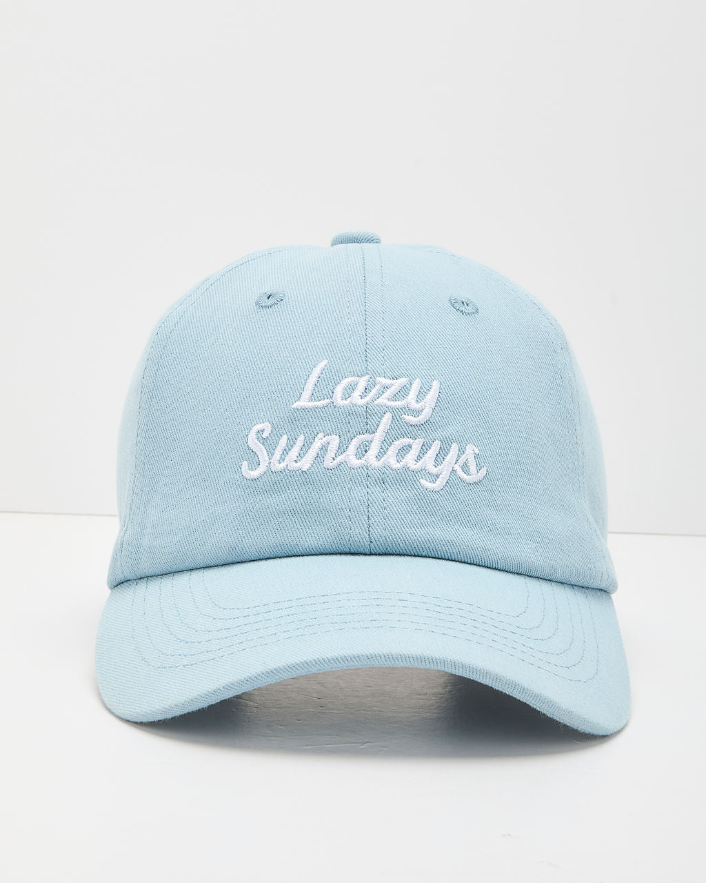 Lazy Sundays Embroidered Baseball Hat