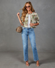 Bloom Story Floral Tapestry Blazer