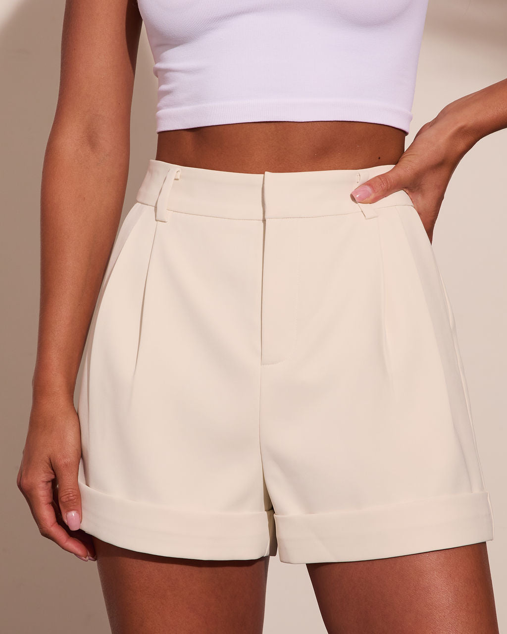 Olena High Waisted Shorts