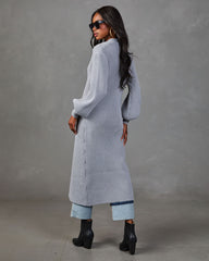 Early Sunset Knit Longline Cardigan
