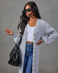Early Sunset Knit Longline Cardigan