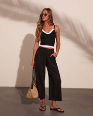Kinny Linen Blend Relaxed Pants