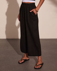 Kinny Linen Blend Relaxed Pants