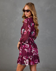 Serenity Bloom Floral Mini Dress
