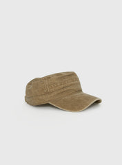 Odera Military Cap Washed Beige