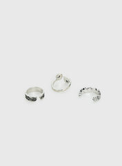 Ellissa Toe Ring Pack Silver