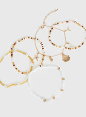 Baby I Know Anklet Pack Gold