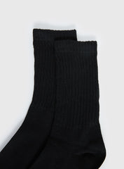 Sama Slouch Sock Black