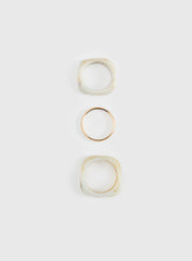 Amandah Resin Cuff Set Multi