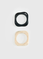 Jordann Resin Cuff Pack Black / Cream