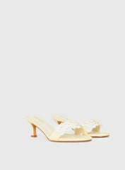 Early Pop Sequin Heels Yellow