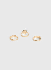 Dear London Ring Pack Gold